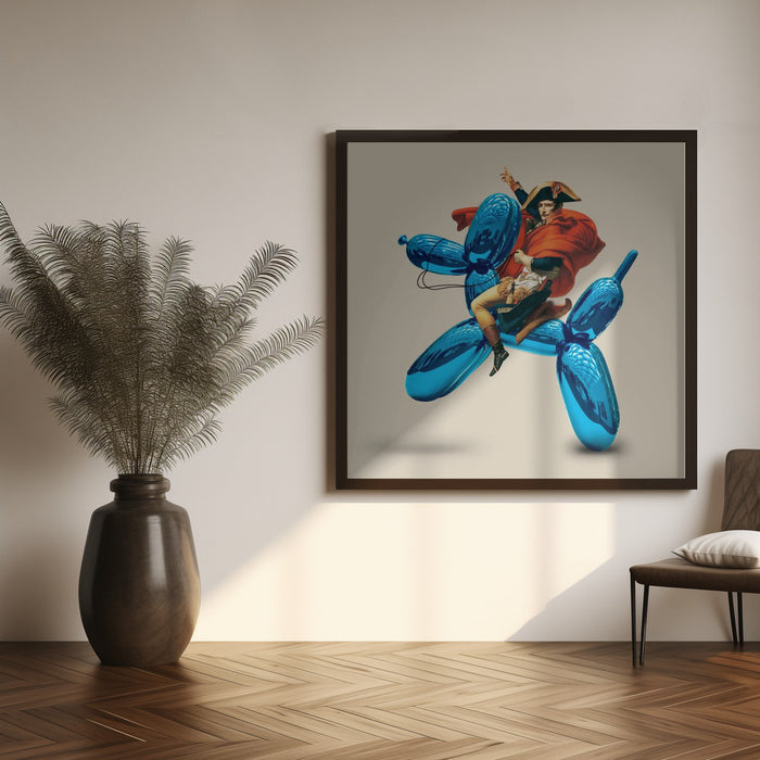 Fake Conqueror Square Canvas Art Print