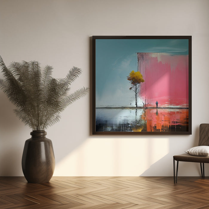 Second World 4 Square Canvas Art Print