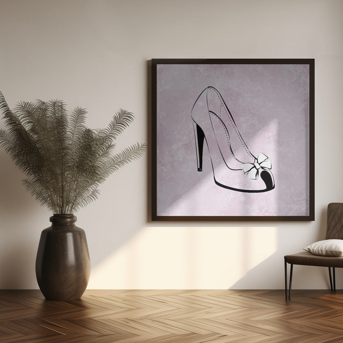 Cinderella Square Canvas Art Print