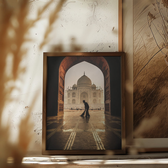 taj mahal cleaner Framed Art Modern Wall Decor