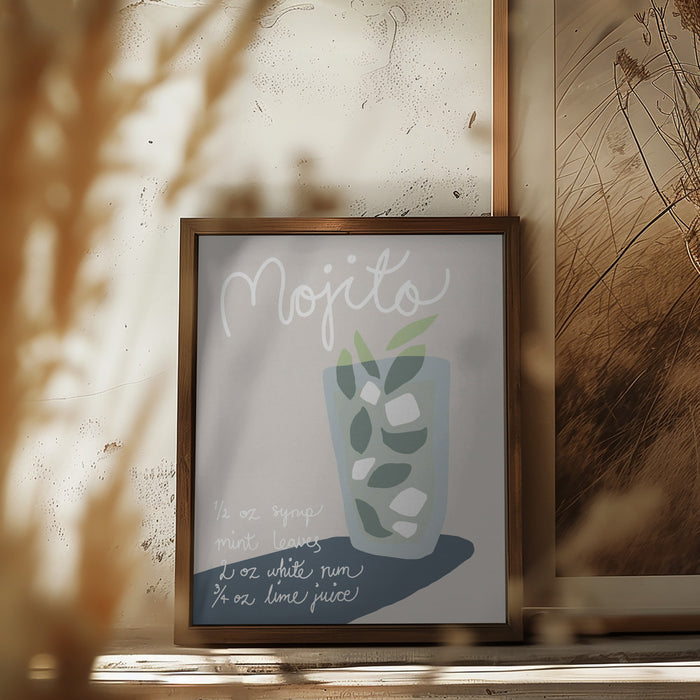 Mojito Framed Art Wall Decor