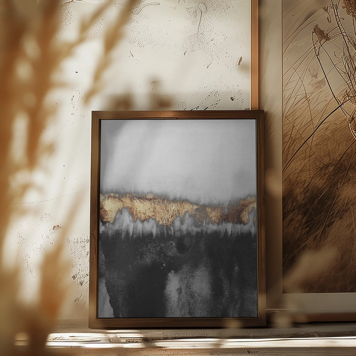 Gloomy Framed Art Modern Wall Decor