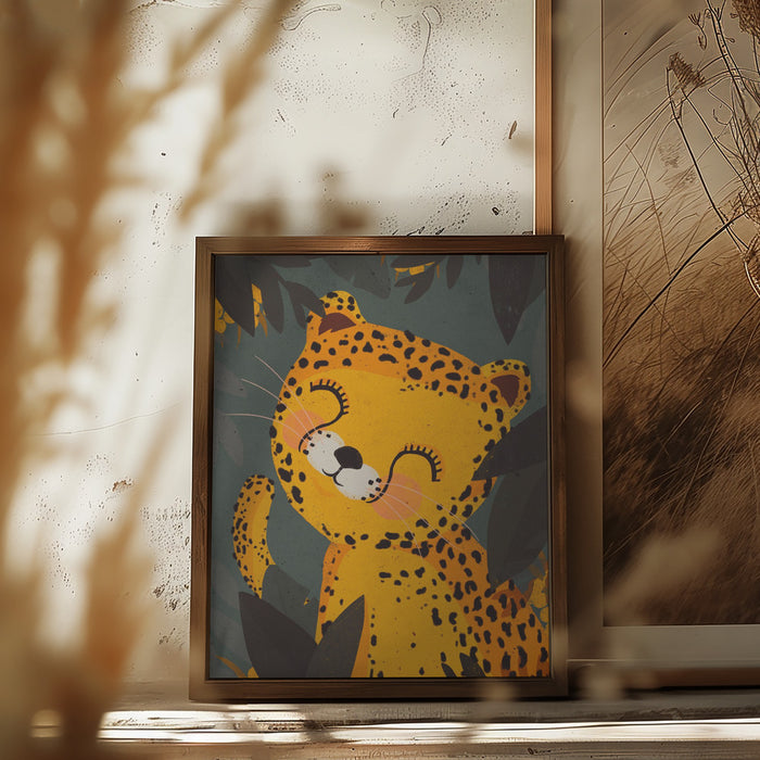 Little Leo Framed Art Modern Wall Decor