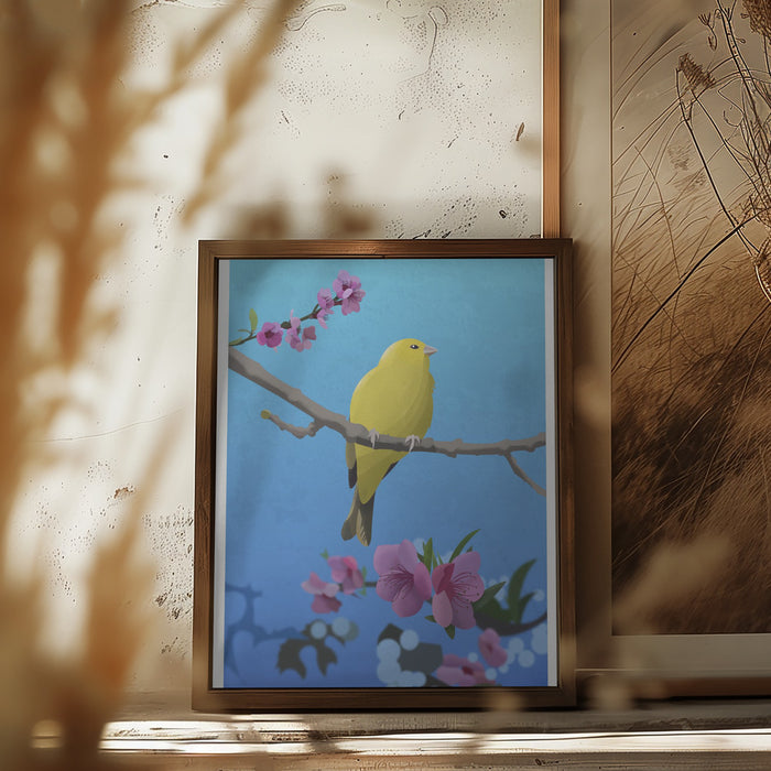 Goldfinch Framed Art Wall Decor