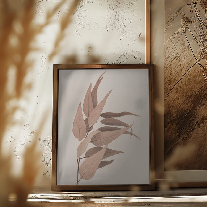 Dried Eucalyptus Framed Art Wall Decor