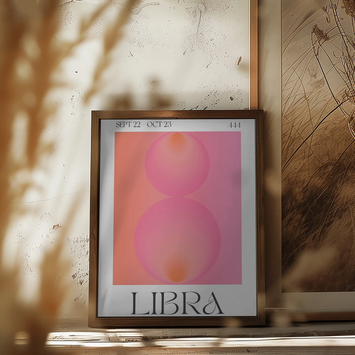 Libra Framed Art Modern Wall Decor