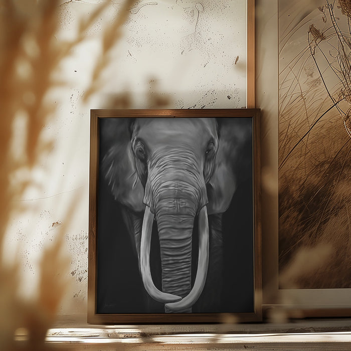 Loxodonta Framed Art Wall Decor