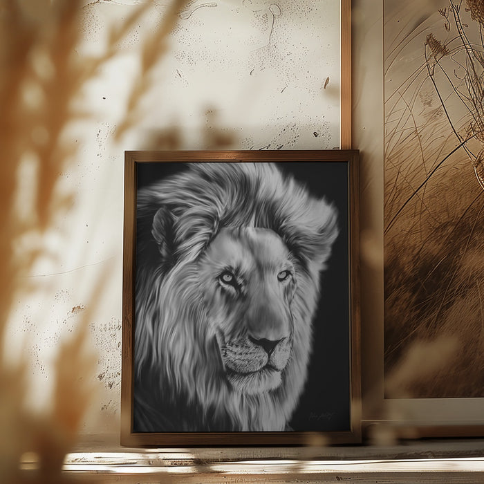 Leo II Framed Art Modern Wall Decor