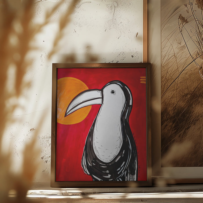 Toucan - it seems that God was in Costa Rica Framed Art Wall Decor