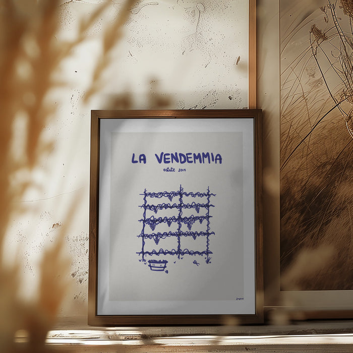 La vendemmia Framed Art Modern Wall Decor