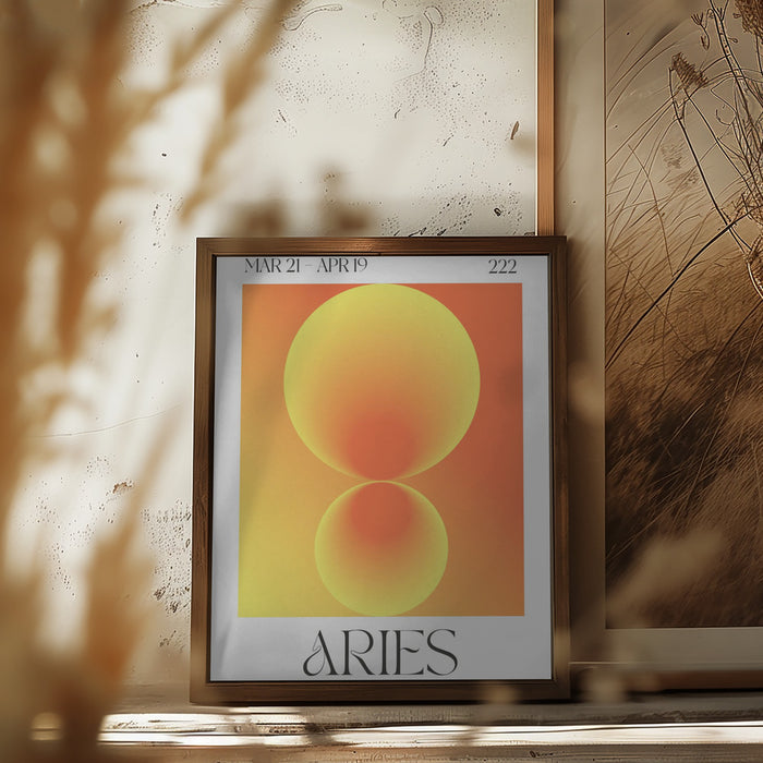 Aries Framed Art Modern Wall Decor