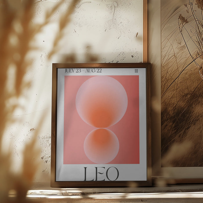 Leo Framed Art Modern Wall Decor