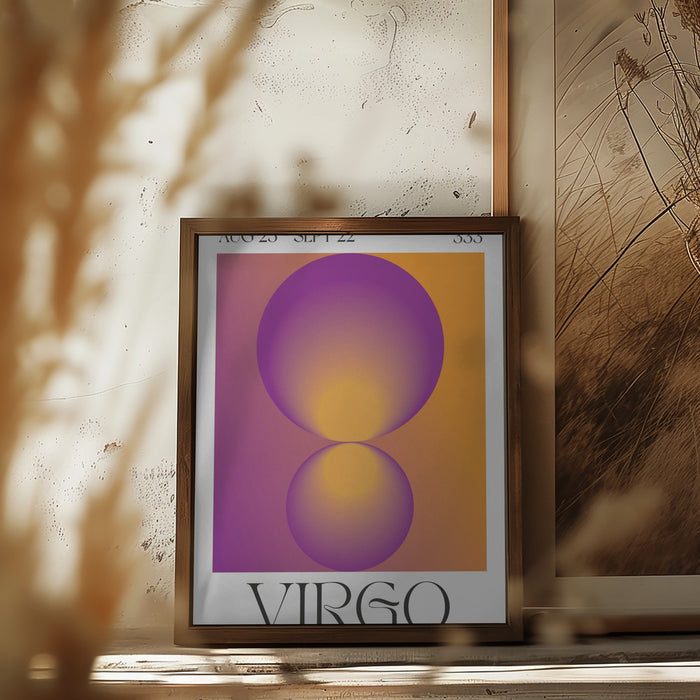 Virgo Framed Art Wall Decor