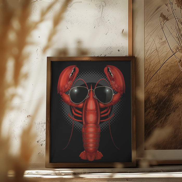 cool lobster Framed Art Modern Wall Decor