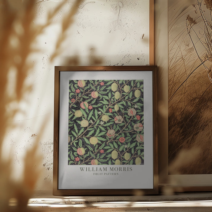 Fruit Pattern Framed Art Modern Wall Decor