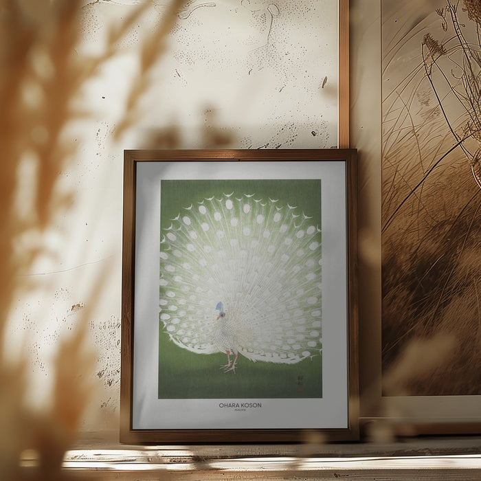 Peacock - Cropped Framed Art Wall Decor