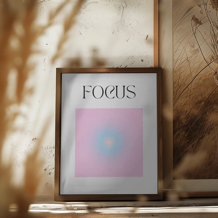 Motivational Aura Poster Framed Art Modern Wall Decor