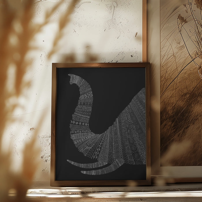 Elephant Nº2 Framed Art Wall Decor