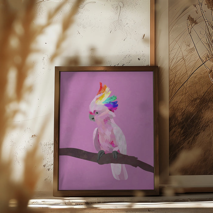 Pride Galah Framed Art Wall Decor