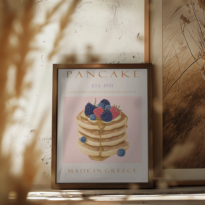 Pancakes Est. 1951 Framed Art Wall Decor