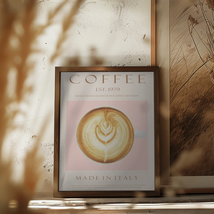 Coffee Est. 1979 Framed Art Wall Decor