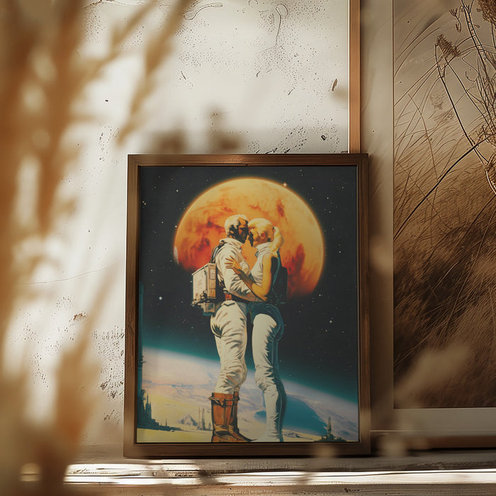 Intergalactic Love Framed Art Wall Decor