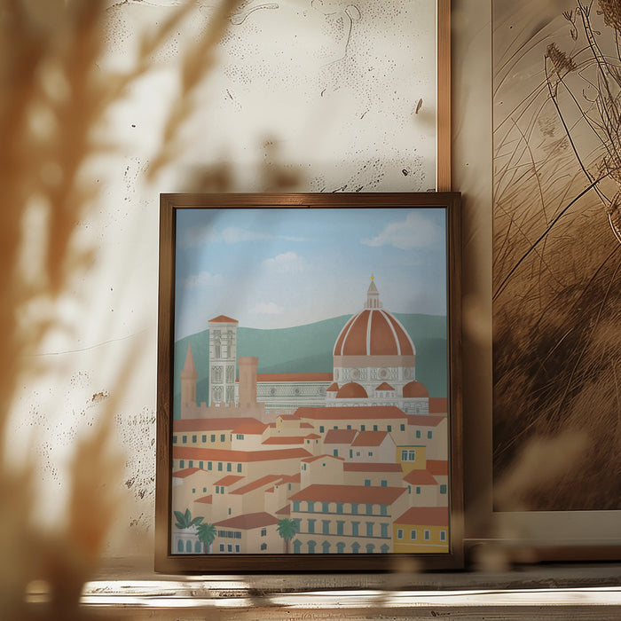 Florence Framed Art Modern Wall Decor