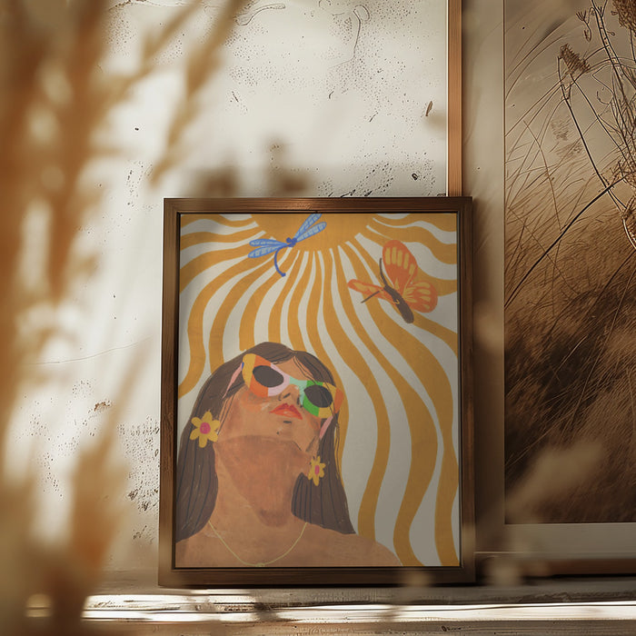 Sunny Framed Art Wall Decor