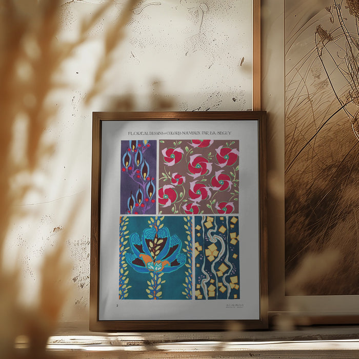 Pattern 03 Framed Art Wall Decor