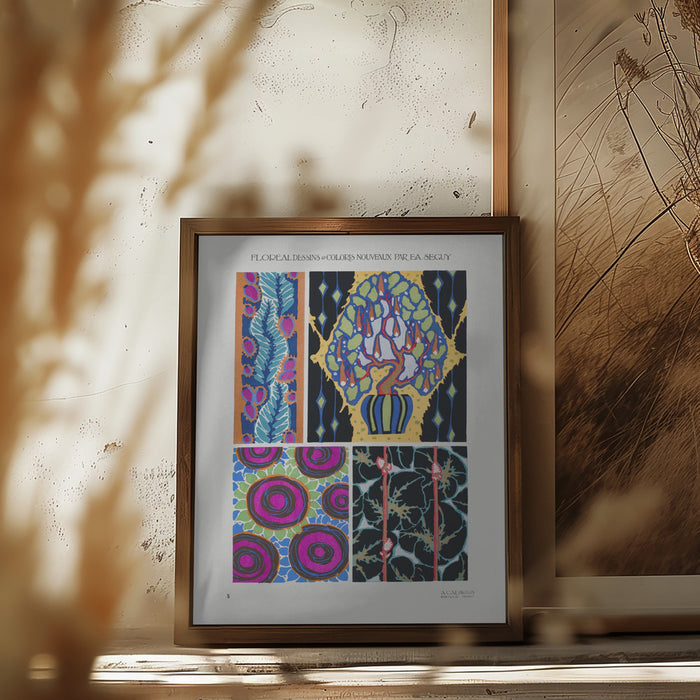 Pattern 05 Framed Art Wall Decor