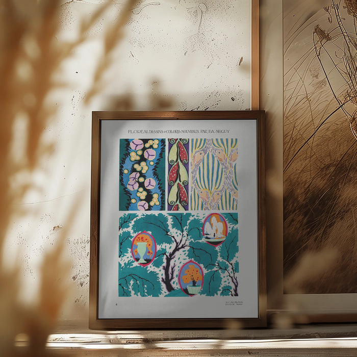 Pattern 04 Framed Art Modern Wall Decor