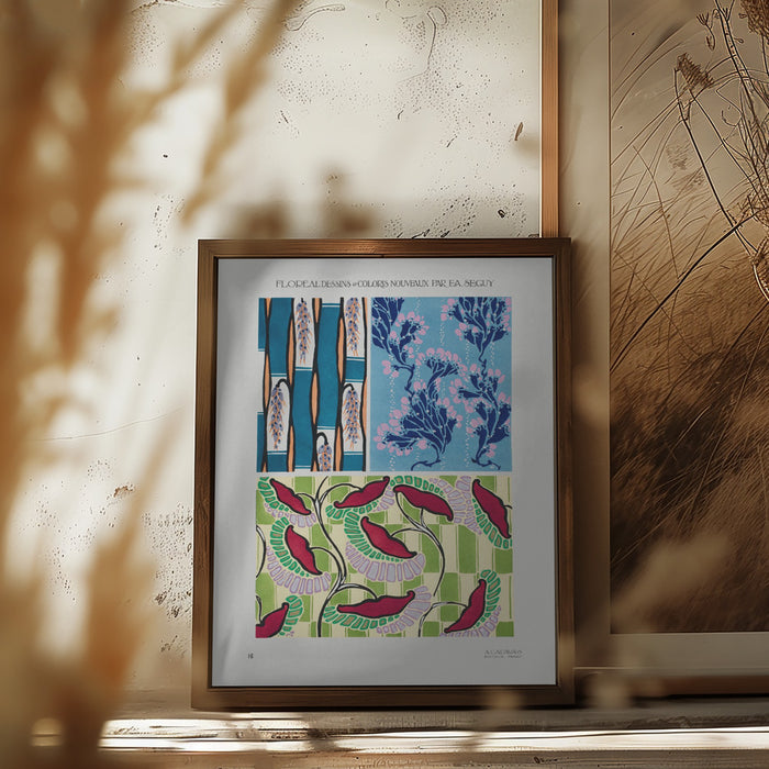 Pattern 016 Framed Art Wall Decor