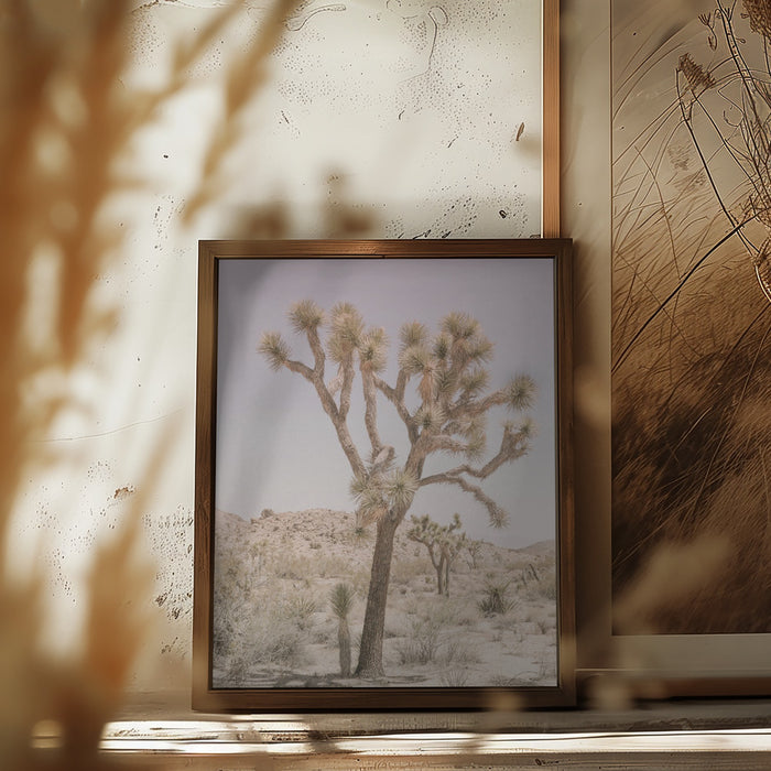 Joshua Tree Framed Art Modern Wall Decor