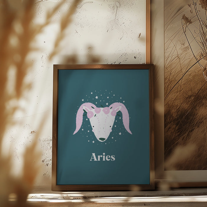 Aries Framed Art Wall Decor