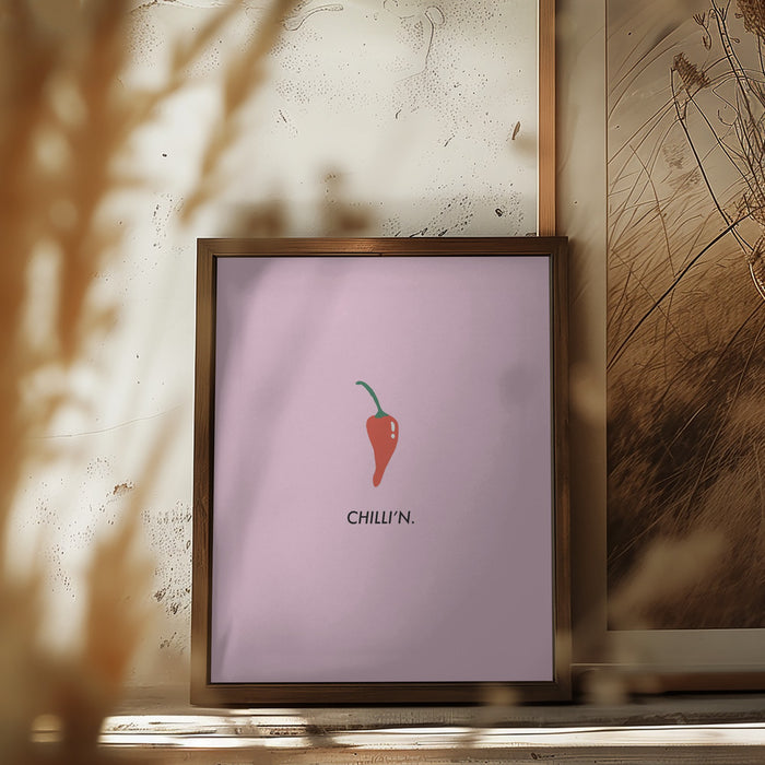 Chilli'n Framed Art Modern Wall Decor