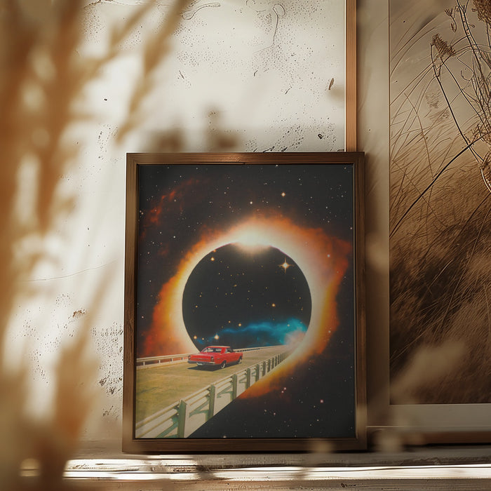 A Space Journey Begins Framed Art Modern Wall Decor