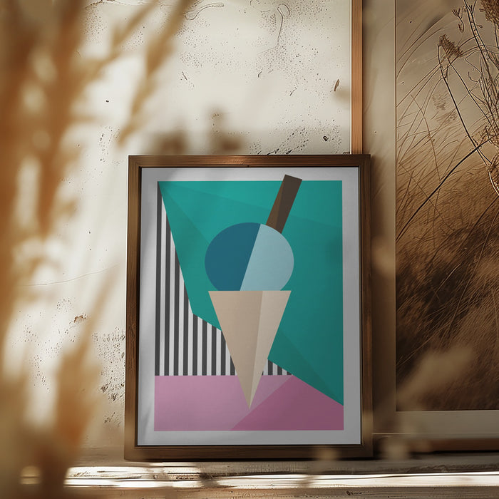 Ice Cream Framed Art Wall Decor