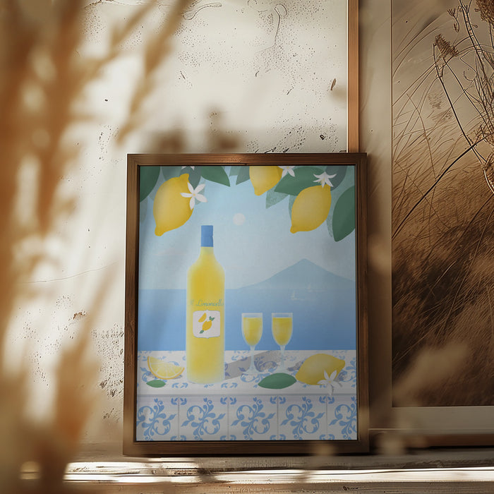 Limoncello Framed Art Modern Wall Decor