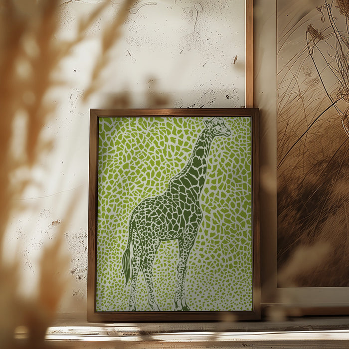 The Majestic Giraffe Framed Art Wall Decor