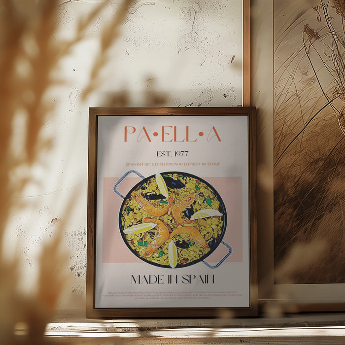 Paella Framed Art Wall Decor