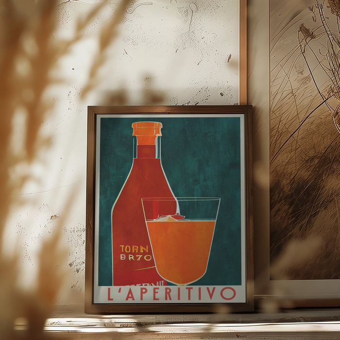 L&#039;aperitivo Framed Art Wall Decor