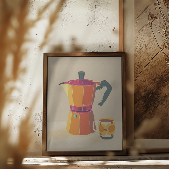 Coffee break Framed Art Wall Decor