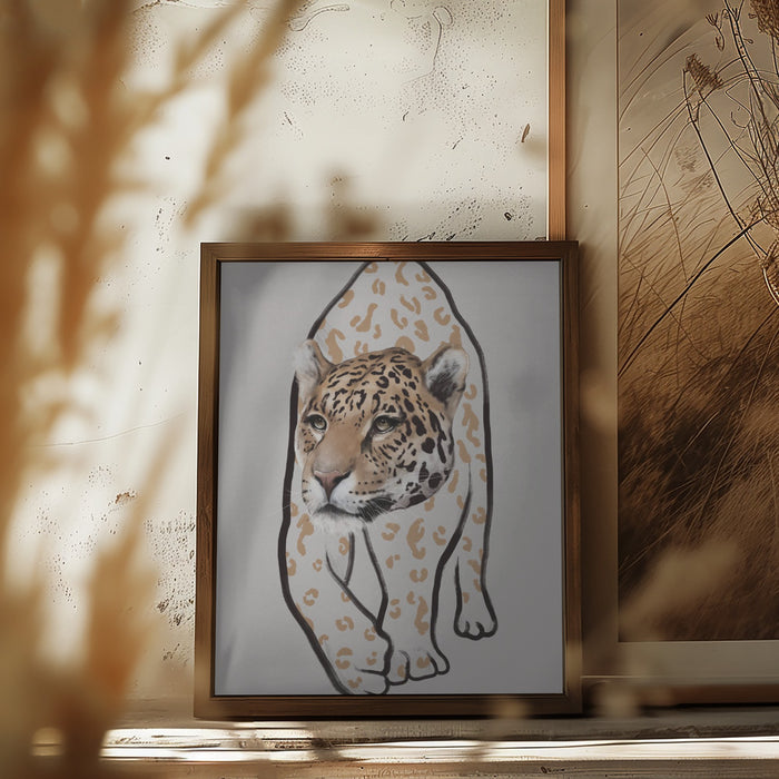 Il Leopardo No.II Framed Art Modern Wall Decor