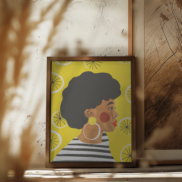 Lemonade Framed Art Wall Decor