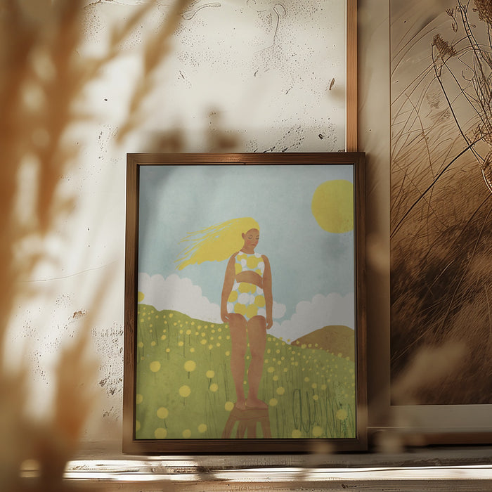 Sunny energy Framed Art Wall Decor