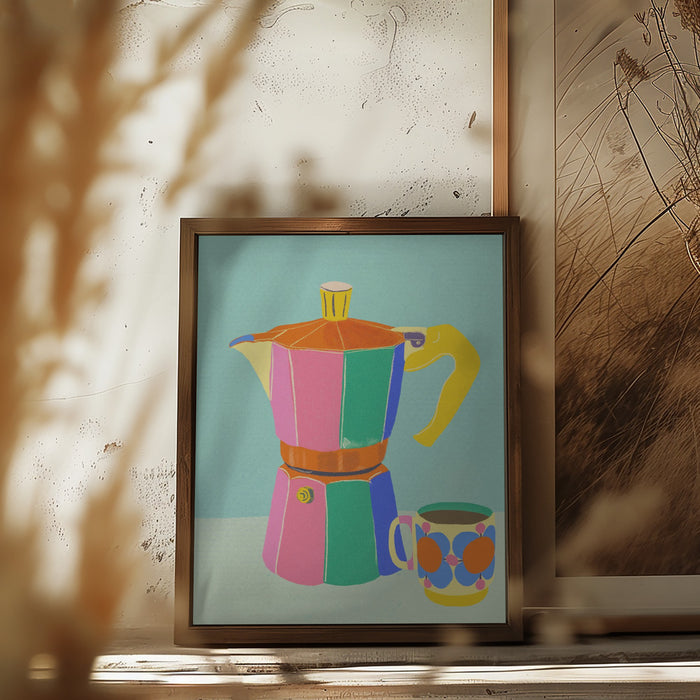 Cup of coffee Framed Art Wall Decor