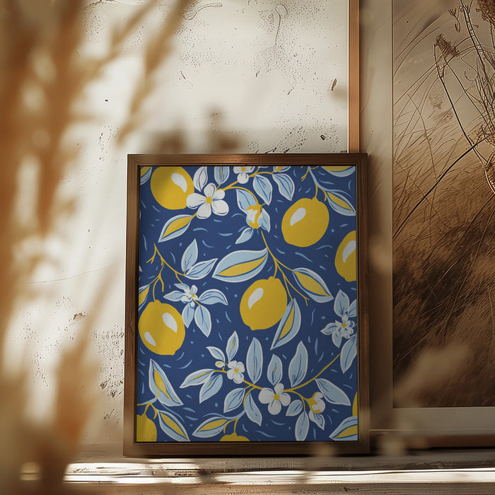 Italien Lemons 2 Framed Art Wall Decor