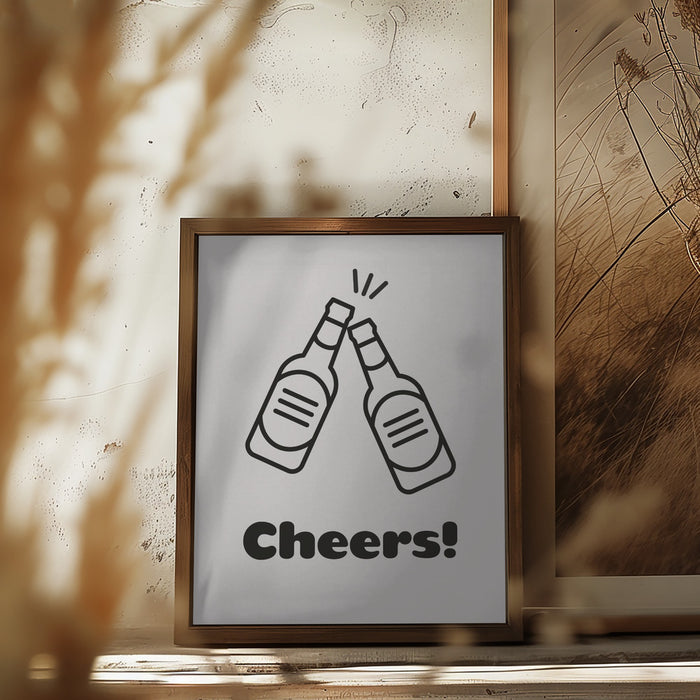 Cheers Framed Art Wall Decor