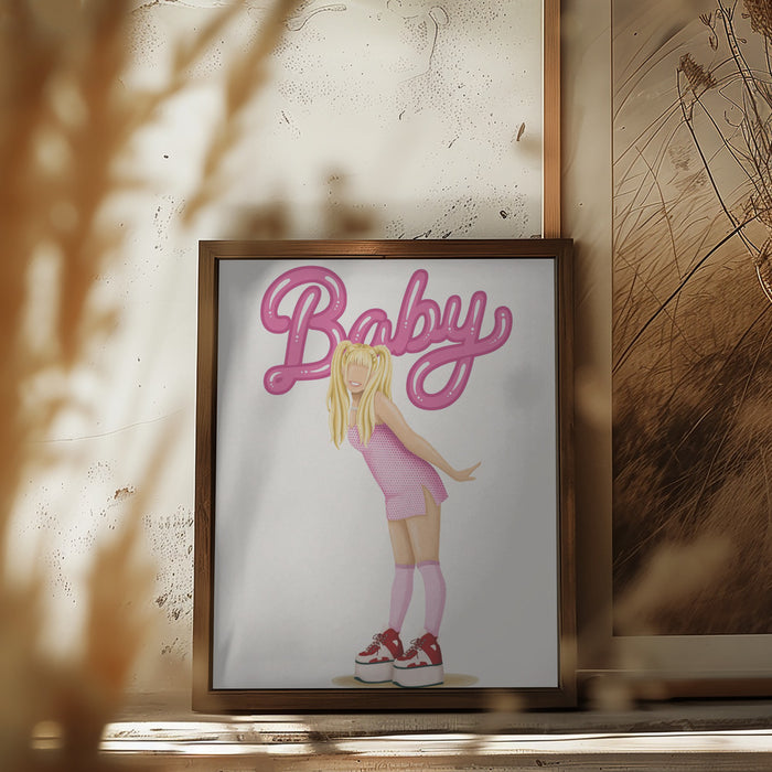 Baby Spice Framed Art Wall Decor