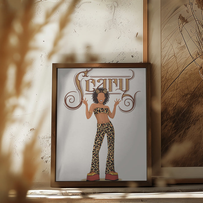 Scary Spice Framed Art Wall Decor